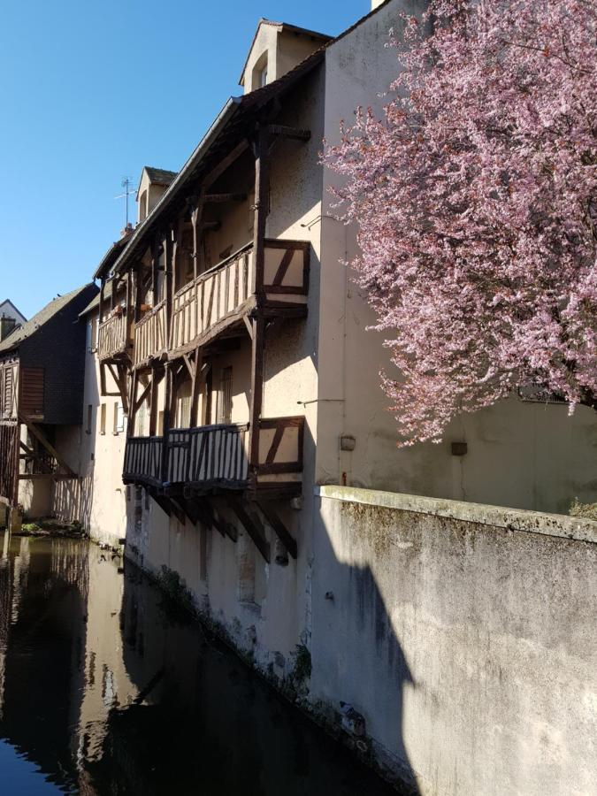 La Maison Virginie 1 A 2 Pers Charmant Hyper Centre- Cour- Parking- Linge- Fibre- Proximite Lac Canal Piscine 蒙塔日 外观 照片